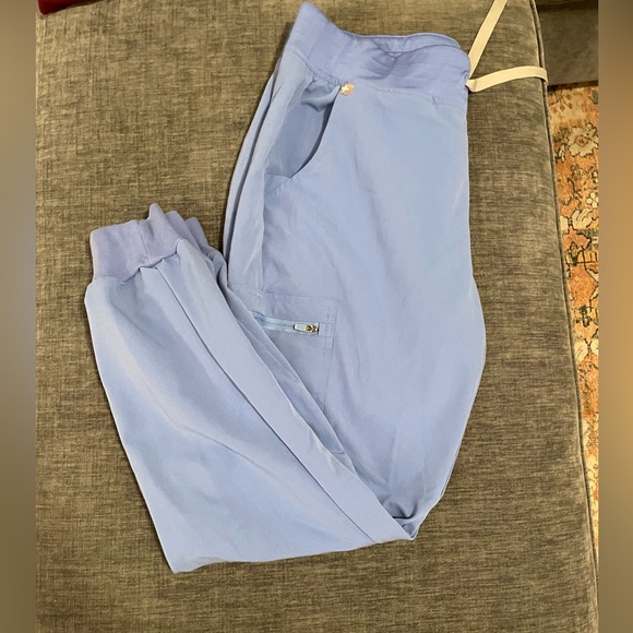 EUC FIGS Zamora Joggers in Ceil Blue--Medium - Picture 2 of 2